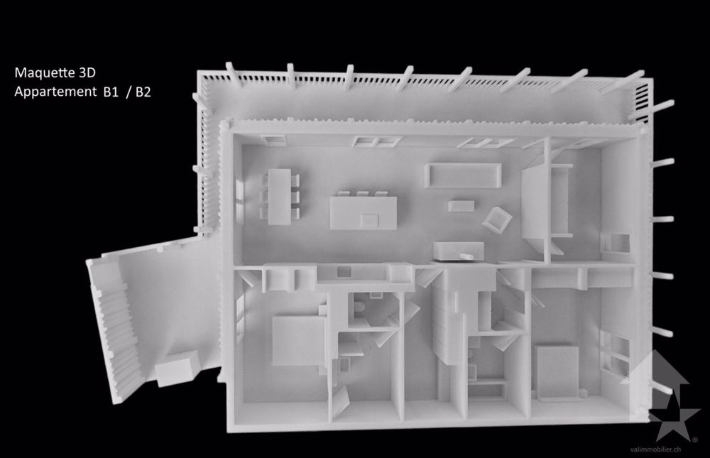 Monthey, La Kaazelle 4,5 Zimmer in einer umweltfreundlichen Wohnanlage - Bild 9