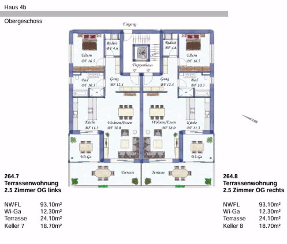2.5 Zimmer-Terrassenwohnung in Künten - Bild 2