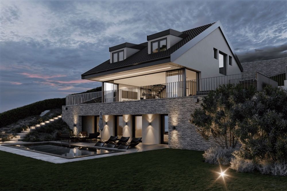 Zu verkaufen – Außergewöhnliche Villa in Chexbres mit Panoramablick auf den See und die Alpen - Bild 4