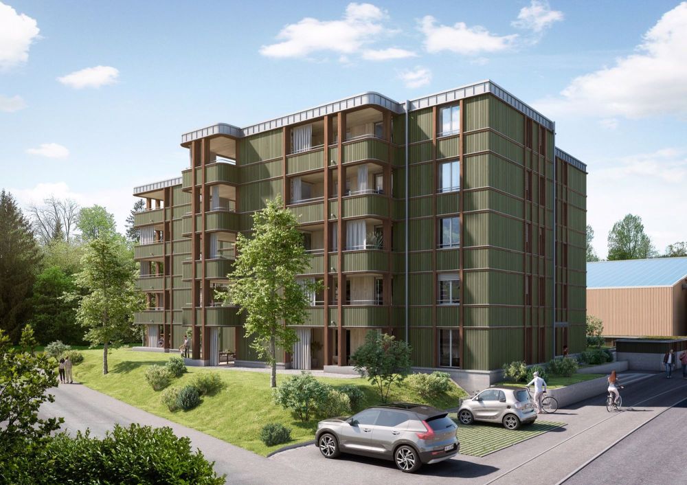 Neubau Industriestrasse 17 Schüpfheim, 4.5 und 5.5 Zimmer-Wohnungen zu verkaufen - Bild 1