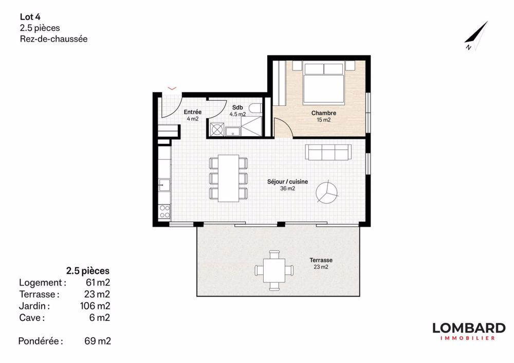 Neue 2.5-Zimmer-Wohnung im Erdgeschoss - Bild 6