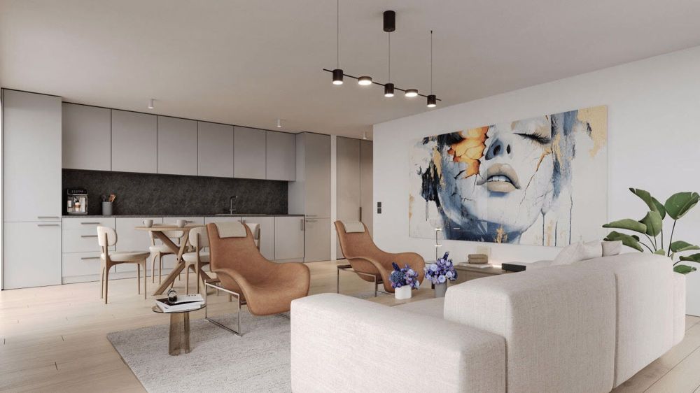 Appartement de 4,5 pièces balcon à 10 minutes du centre d'Yverdon - Bild 1