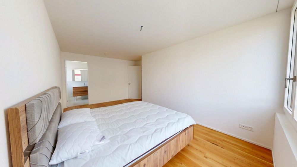 Moderne 4.5-Zimmer-Wohnung in Menziken AG – Stilvoll und Lichtdurchflutet - Schlafzimmer 3 mit Bad en-suite