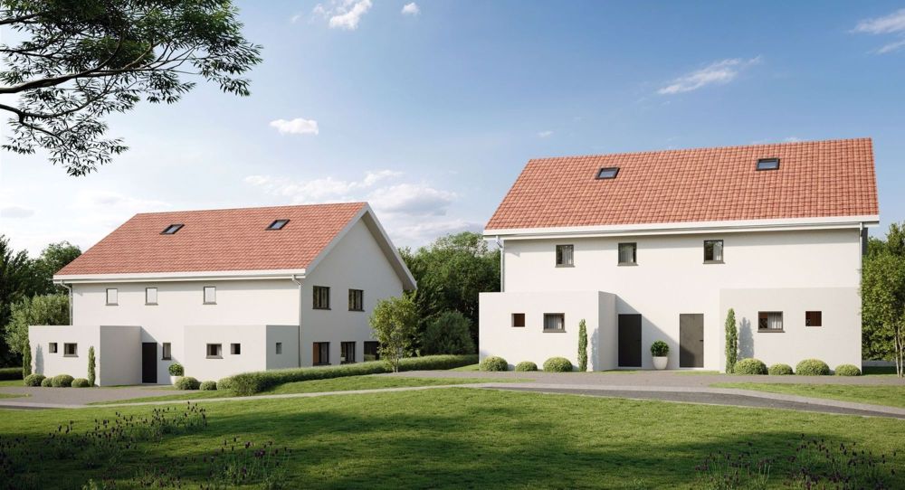 Villa neuve sur plan dans un espace verdoyant - Vue arrière