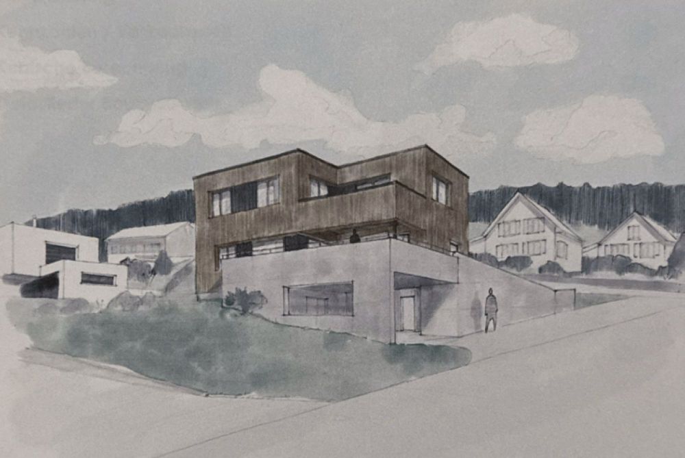 Neubau-Einfamilienhaus mit Carport und grossem Grundstück in Zullwil (SO) - Bild 1