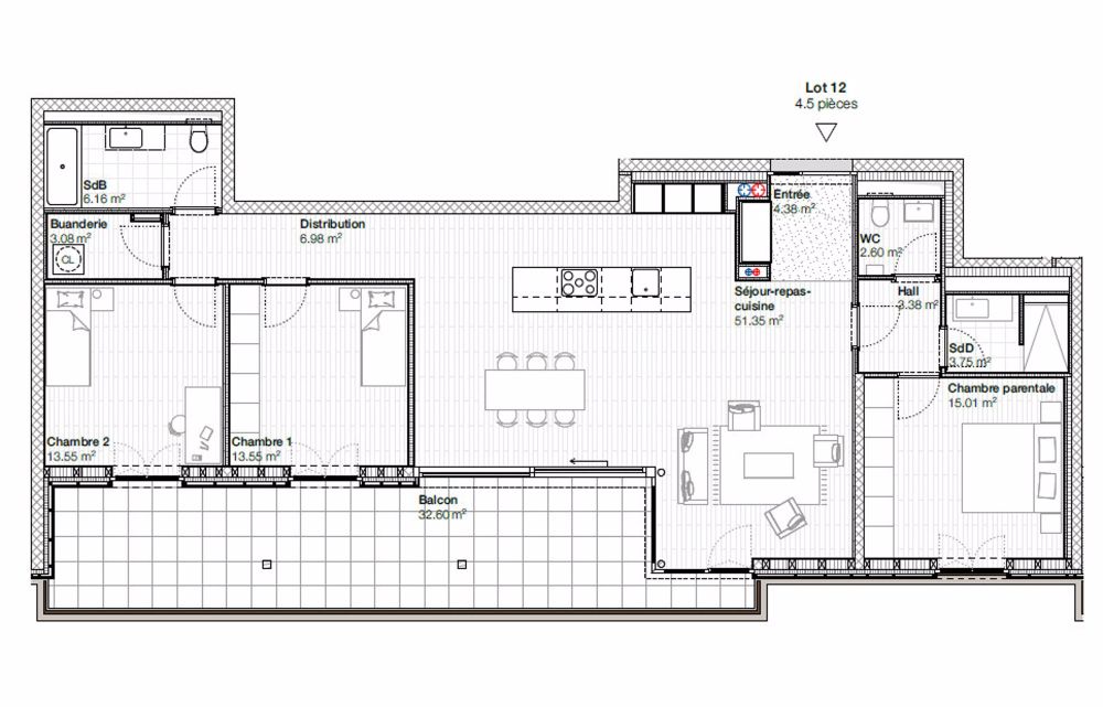 À vendre, Appartement PPE, 1632 Riaz, Réf 1632.12 - Bild 4
