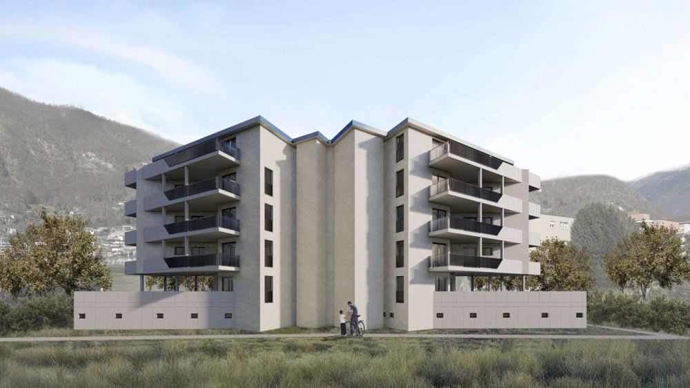 Appartamento 2.5 locali con terrazza di 88 m² – Residenza Leali, Bellinzona - Bild 1