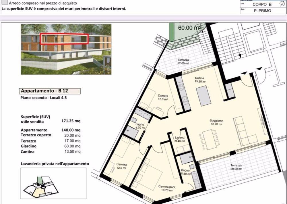 Comodo appartamento 4,5 locali con giardino - Bild 12