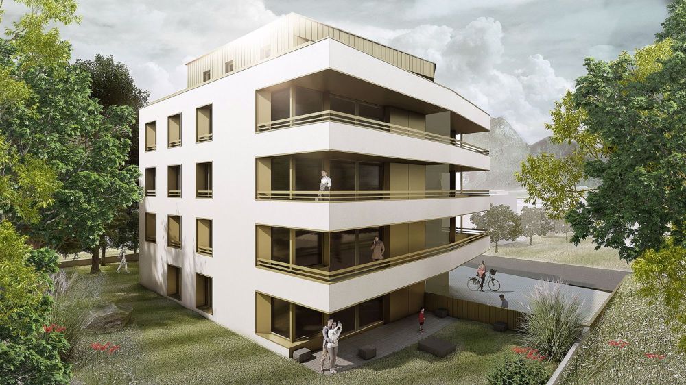 Neue Wohnungsanlage mit 8 Wohnungen und Blick auf die Dents du Midi - Bild 6