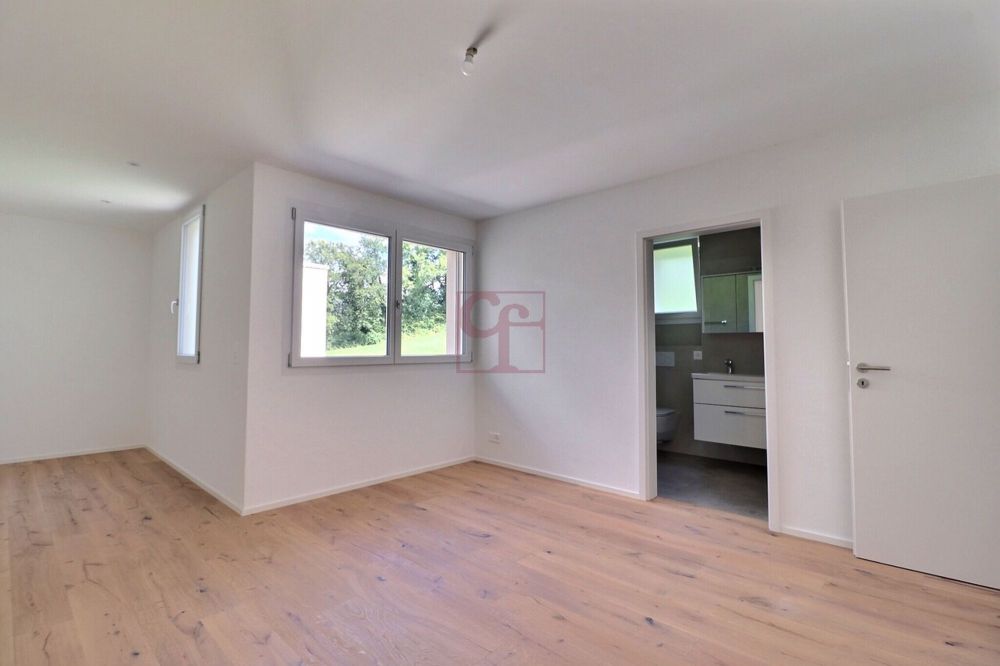 Arconciel - Prächtige neue 4.5-Zimmer-Wohnungen - Chambre à coucher avec salle de bain privative