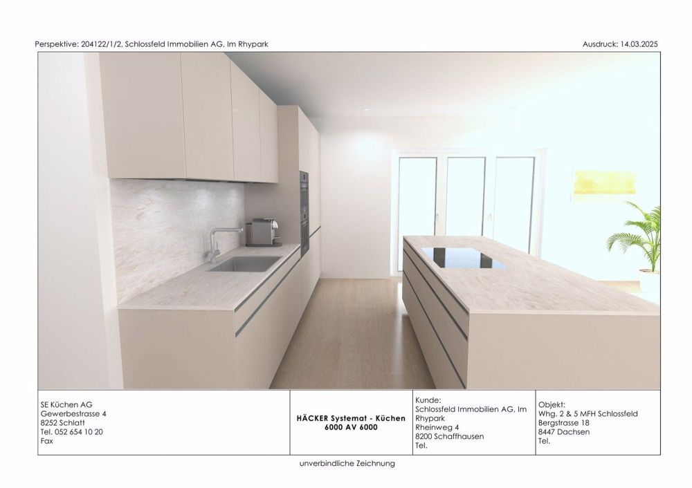 Exklusive 4.5 Zimmer Eigentumswohnung im Erdgeschoss in Dachsen mit Panoramablick - Bild 5