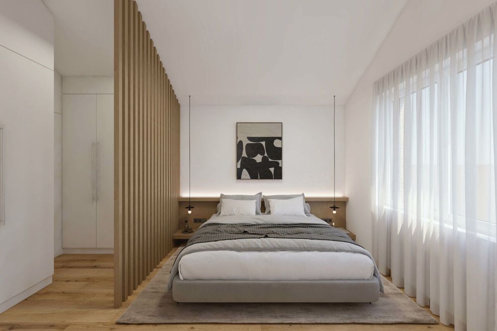 Villa d'architecte (B6) Le Clos d'Arbosson - Villa type B - chambre à coucher