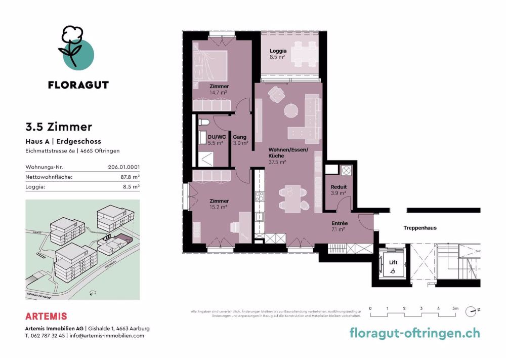 3 ½ Zimmer-Wohnung, 4665 Oftringen - Bild 9