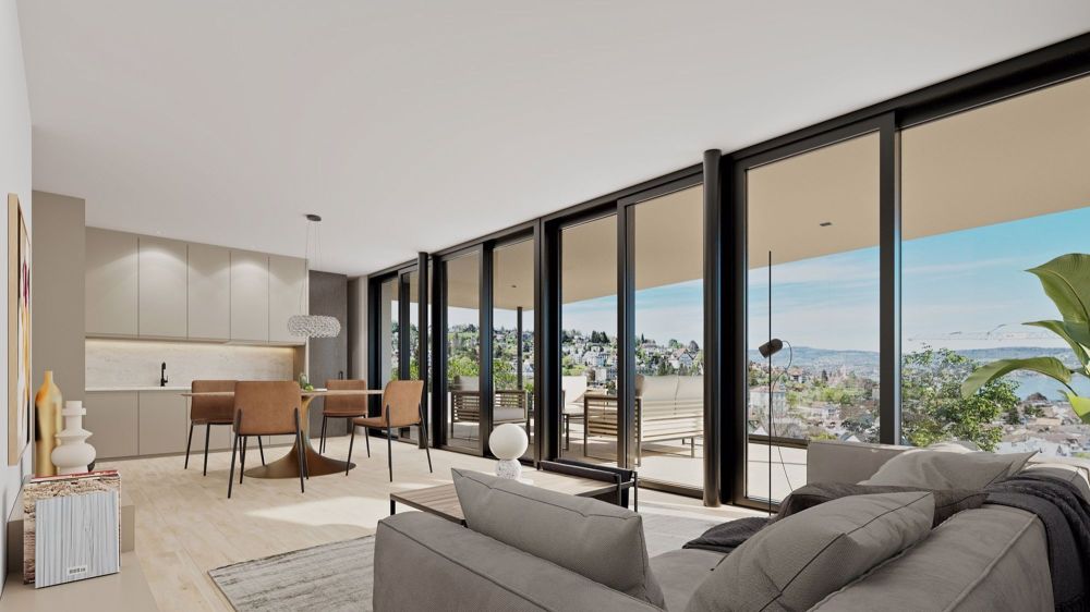 RIVA - geniessen Sie einen grossen Garten, 30m2 integrierte Nebenräume und eine schöne Weitsicht - Bild 4