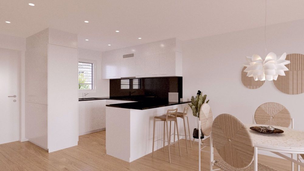 Modernes Doppeleinfamilienhaus in Untereggen - Bild 7