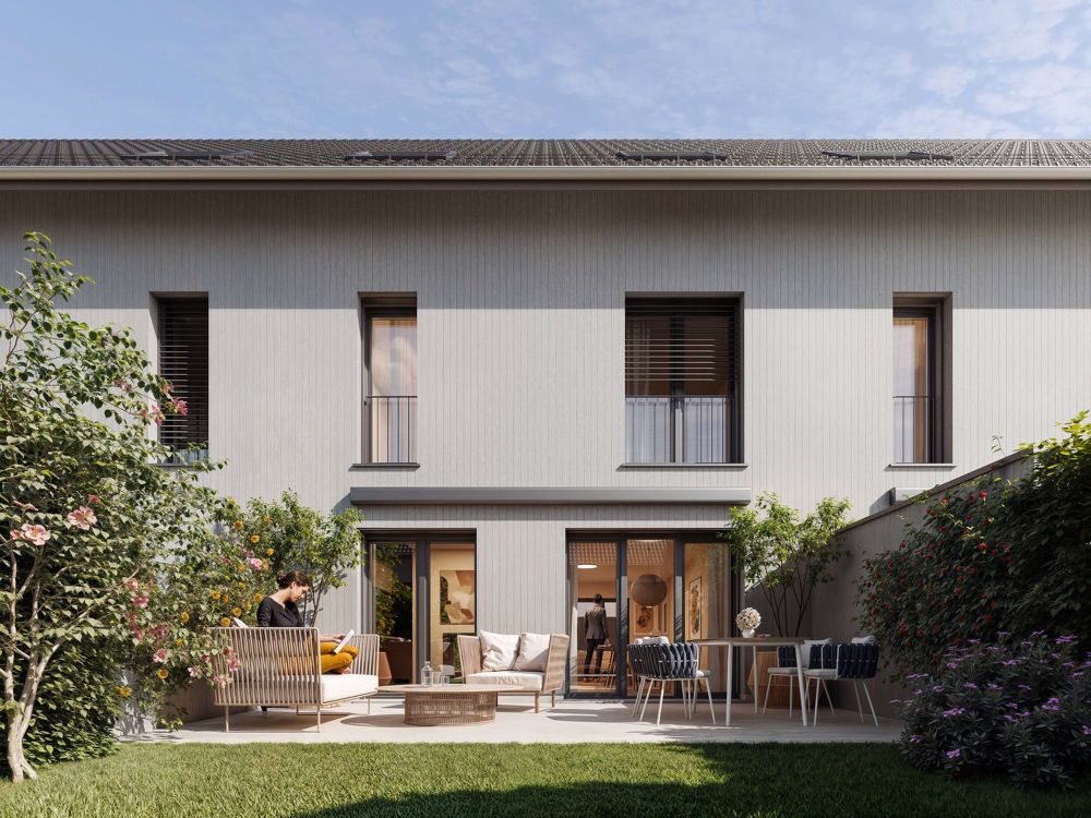 6-Zimmer-Haus mit Wohlfühlcharakter - Häuser am Fähriweg, Buchrain - Gartenfreude pur das grüne Wohnzimmer unter freiem Himmel