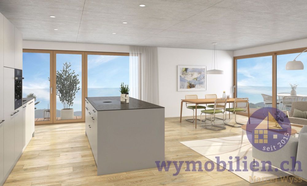2.5-Zimmer-Wohnung OG Mitte Süd mit 99.1m² Nutzfläche (1090-04) - Küche/Essen/Wohnen 3.5 OG (1090-05)