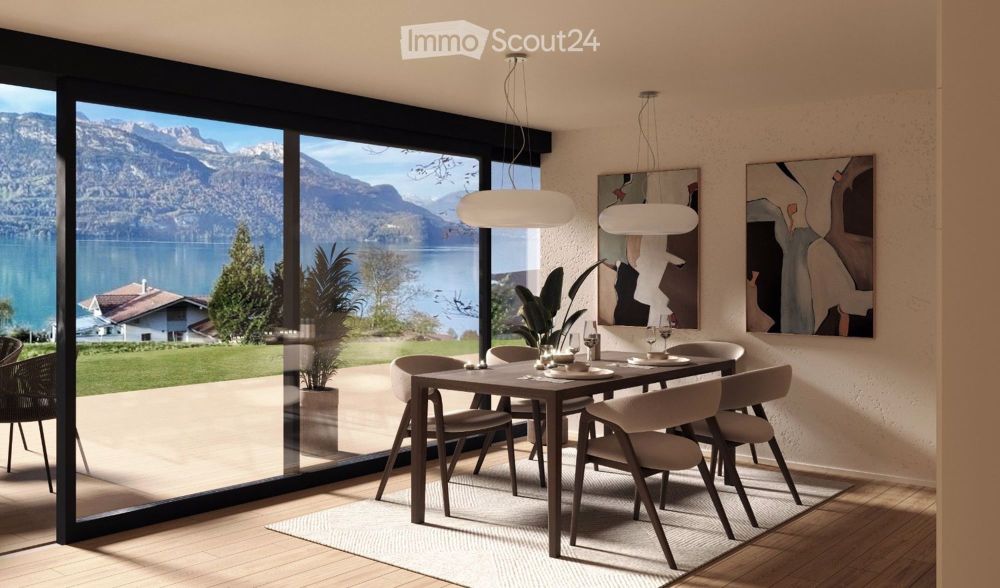 Brandneues 3,5-Zimmer-Apartment mit atemberaubendem Seeblick in Brienz - Bild 1