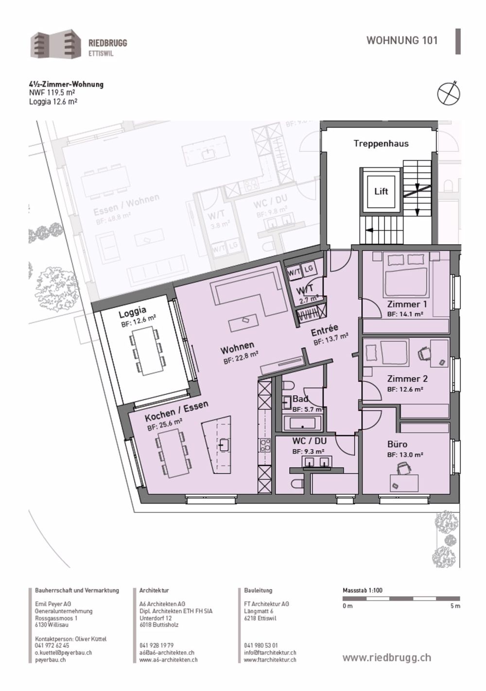 Neue 4 ½ Zimmer-Wohnung - Bild 5