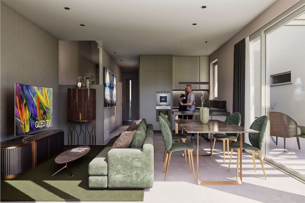 Neubau Haus D - Heller Wohnbereich