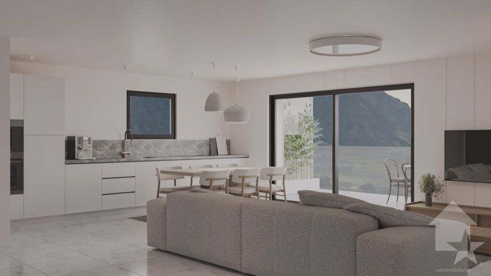 Le Bouveret, 3,5 Zimmer in der neuen Residenz L'Aurore - Bild 6