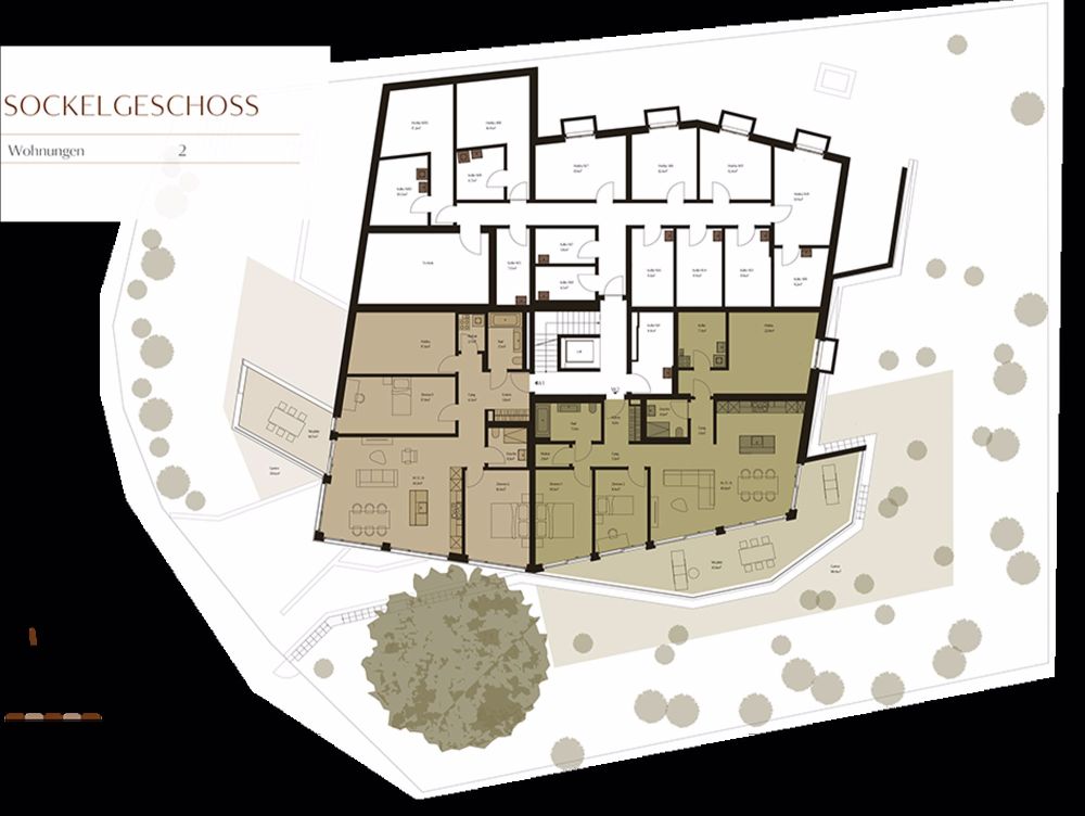 Ruhige und moderne Gartenwohnung mit romantischem Aussenraum und Waldsicht - W6 - Bild 9
