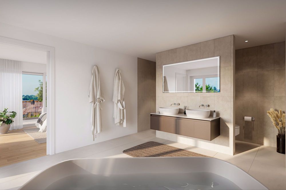 Zwei Brunnen - Wo zeitloses Design Zukunft baut - Walde Immobilien AG