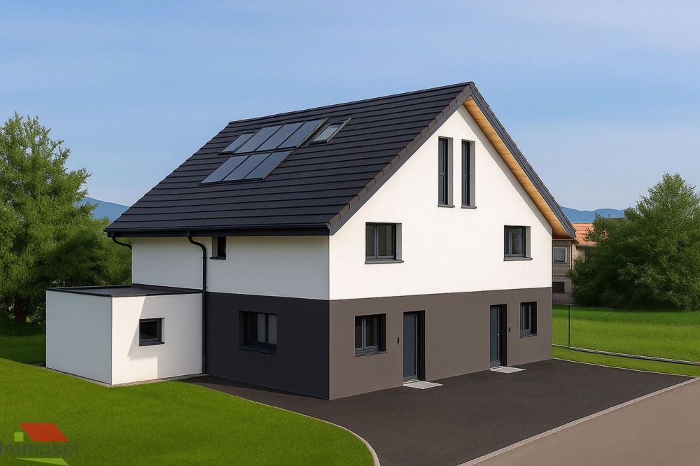 Doppelhaus auf Plan - 5,5 Zimmer - Keller - Garten - Garage - Bild 1