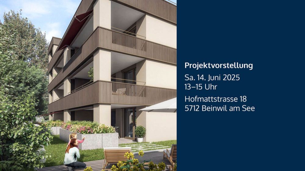 3½-Zimmer-Gartenwohnung - Wohnen mit Privatsphäre, Licht und Natur - Bild 1