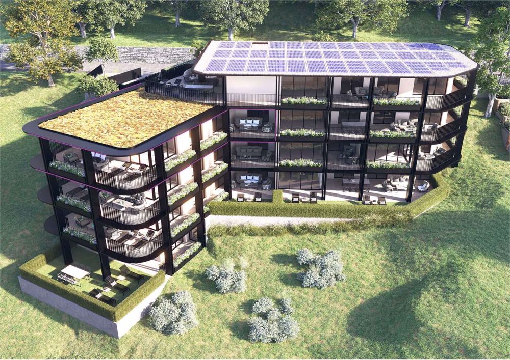 Pregassona: Super-Dachgeschoß-Wohnung 5.5 Zimmer mit Panoramaterrasse - Bild 1