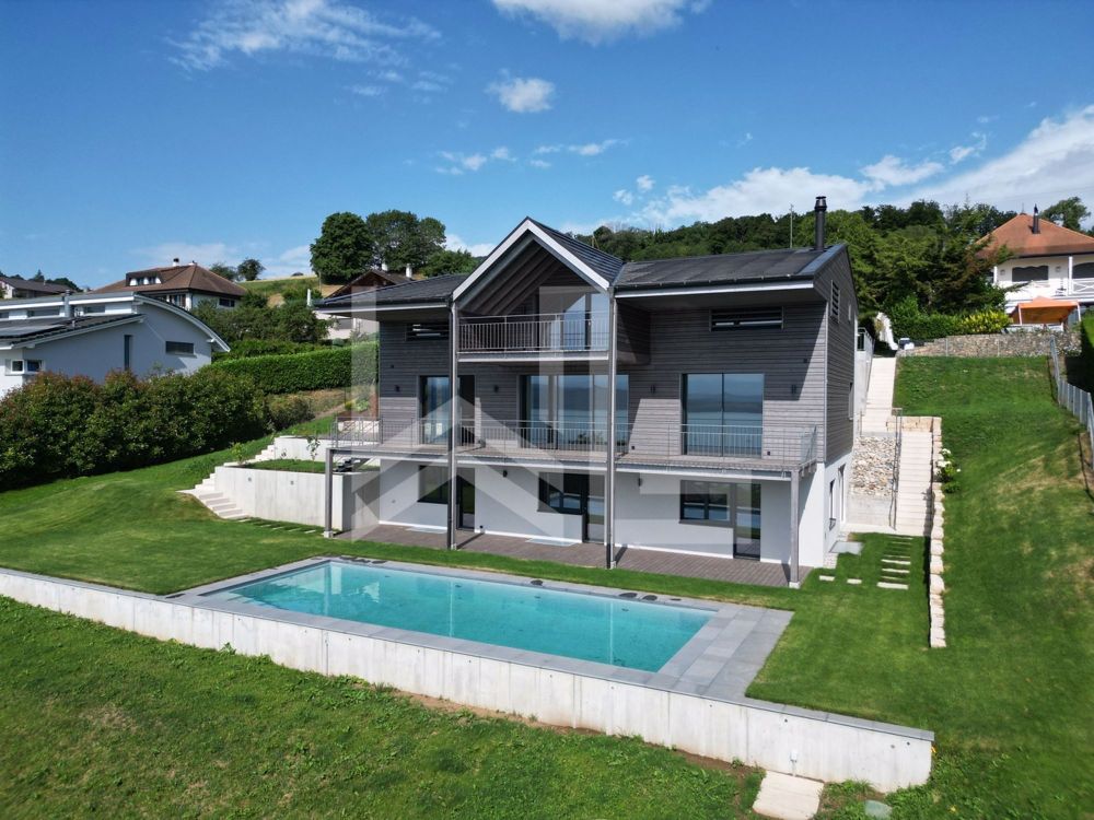 Superbe propriété avec une vue exceptionnelle sur le lac et Alpes - Bild 1
