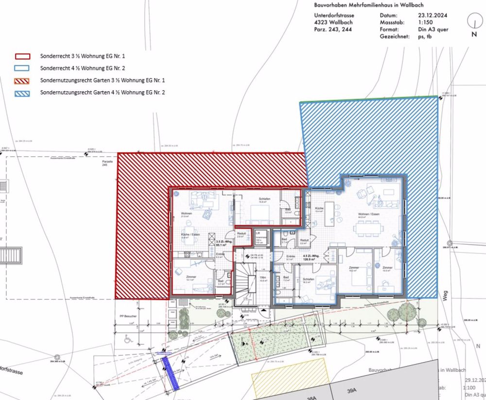 Wohnen mit Rheinblick - zentral und ruhig (Neubau) - Bild 5