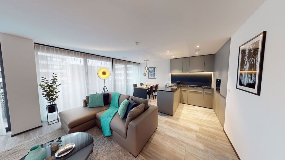 Voll ausgestattete und möblierte Wohnung mit Balkon - Mindestmietdauer 1 Monat - Bild 3