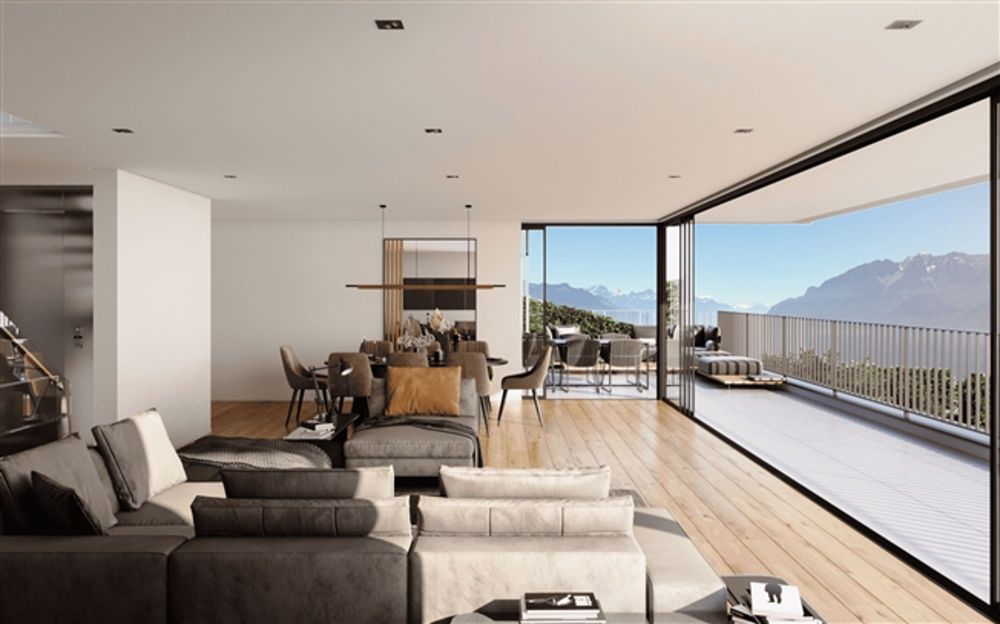 Zu verkaufen – Außergewöhnliche Villa in Chexbres mit Panoramablick auf den See und die Alpen - Bild 5