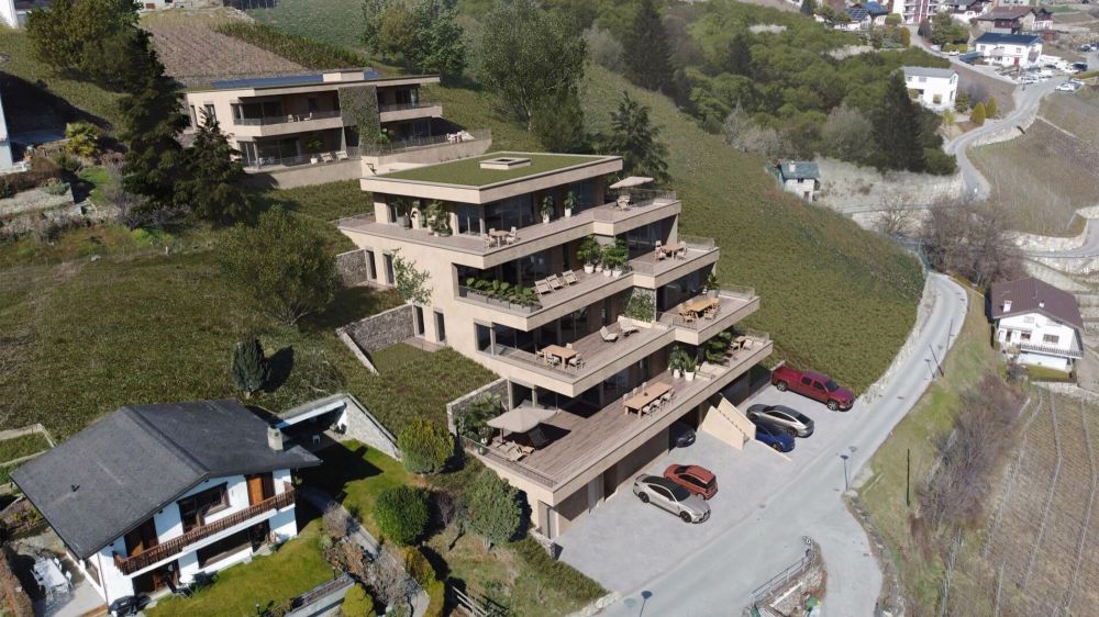 3.5-Zimmerwohnung in Corin-de-la-Crête - Bild 1