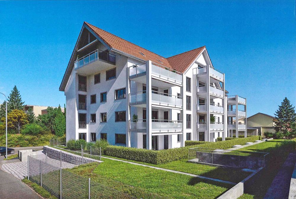 Neubau in Dällikon: Zeitgemässe Architektur trifft auf ländlichen Charme, Loft-Wohnung - Bild 1