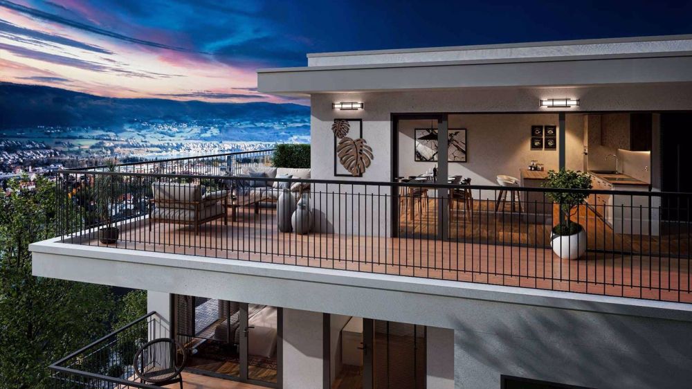 Wohnung mit 3.5 Zimmern, Terrasse und eigenem Garten - Bild 9