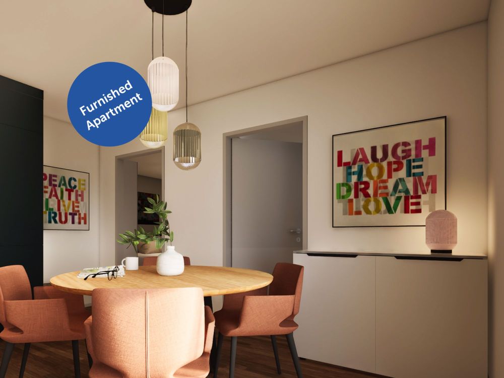 Möblierte Apartments im Lisbon-Style direkt am Bahnhof Muttenz - Bild 1