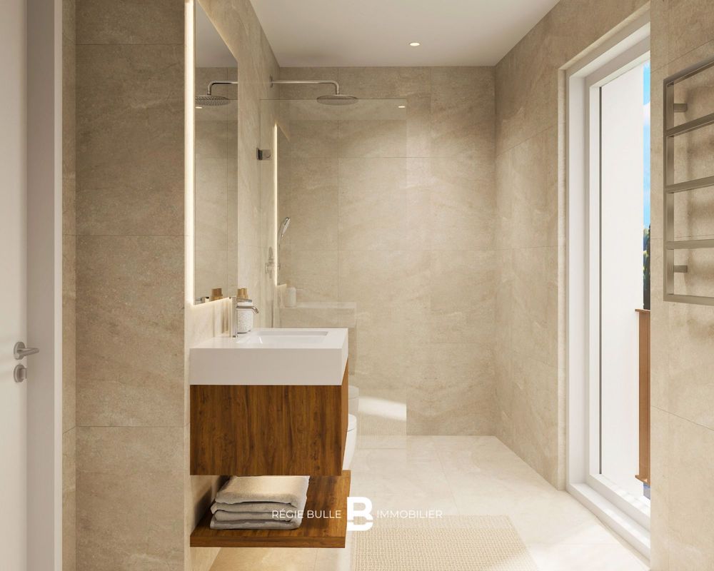 L'Écrin - Votre 3,5 pièces d'exception à St-Légier - Salle de bain