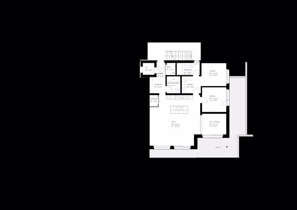 4.5 Zimmer Wohnung Erdgeschoss in Riedholz (Ortsteil Niederwil) - Bild 9