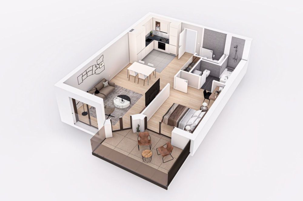 RESIDENCE DE LA FORGE A CRASSIER. LOT B7 - Bild 5