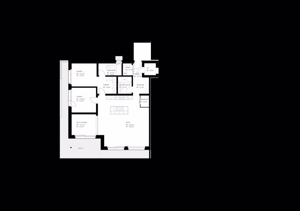 4.5 Zimmer Wohnung Erdgeschoss in Riedholz (Ortsteil Niederwil) - Bild 7