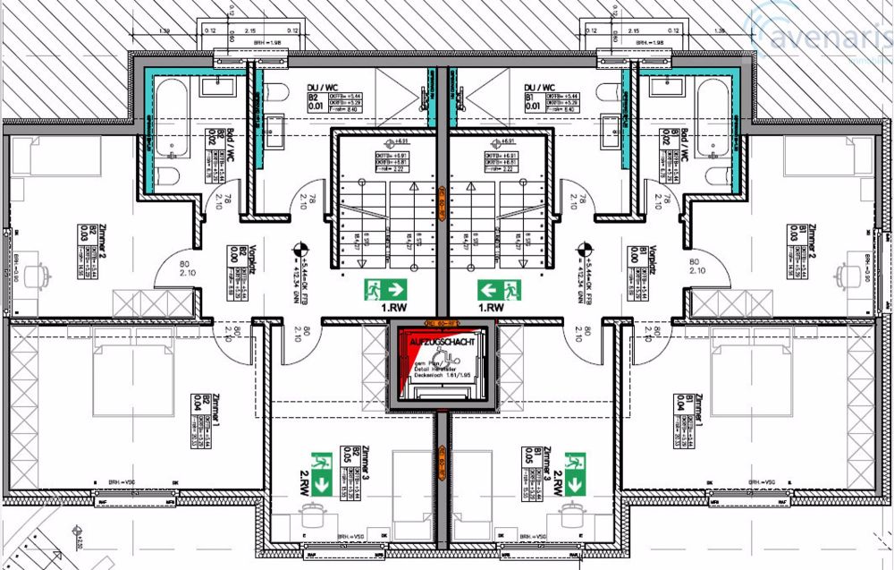Neubauprojekt in Laufen - Doppeleinfamilienhäuser - Grundrisspläne Doppel-Einfamilienhaus Erdgeschoss