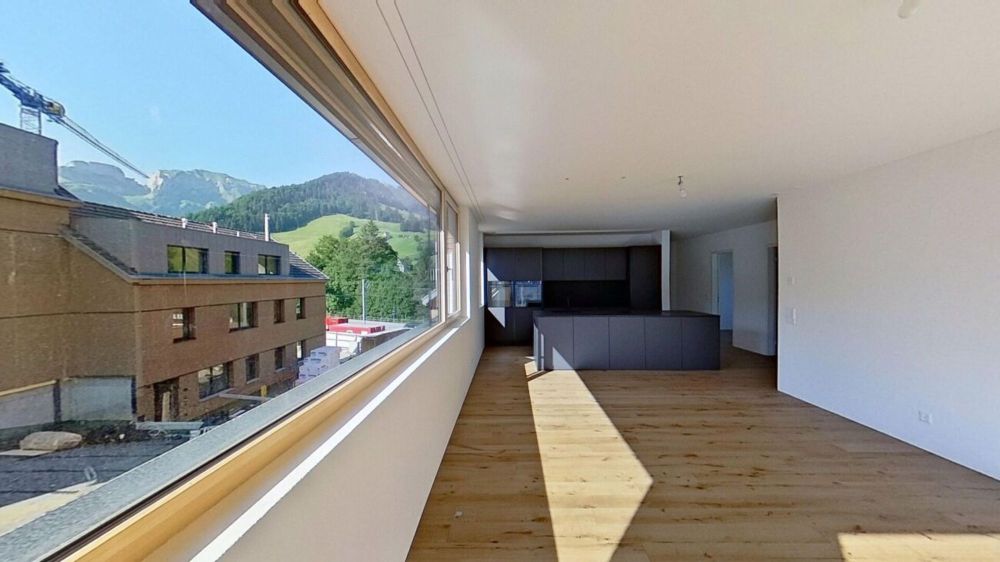 Neubauwohnung mit fantastischer Alpsteinsicht - Wohnküche
