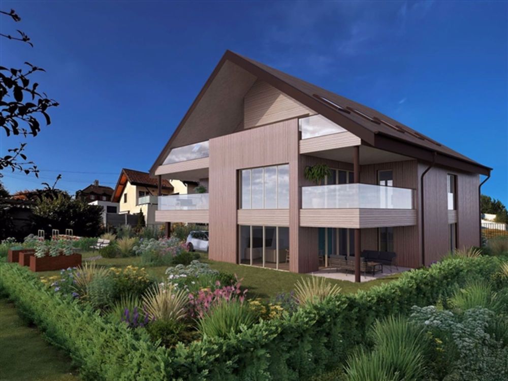 Promotion Jardins 8 - Los 4 / Dachgeschoss mit 4,5 Zimmern mit großen Terrassen - Bild 1