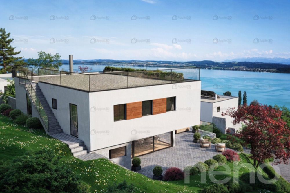 Villa d'architecte avec vue panoramique sur le lac et les montagnes - Bild 2