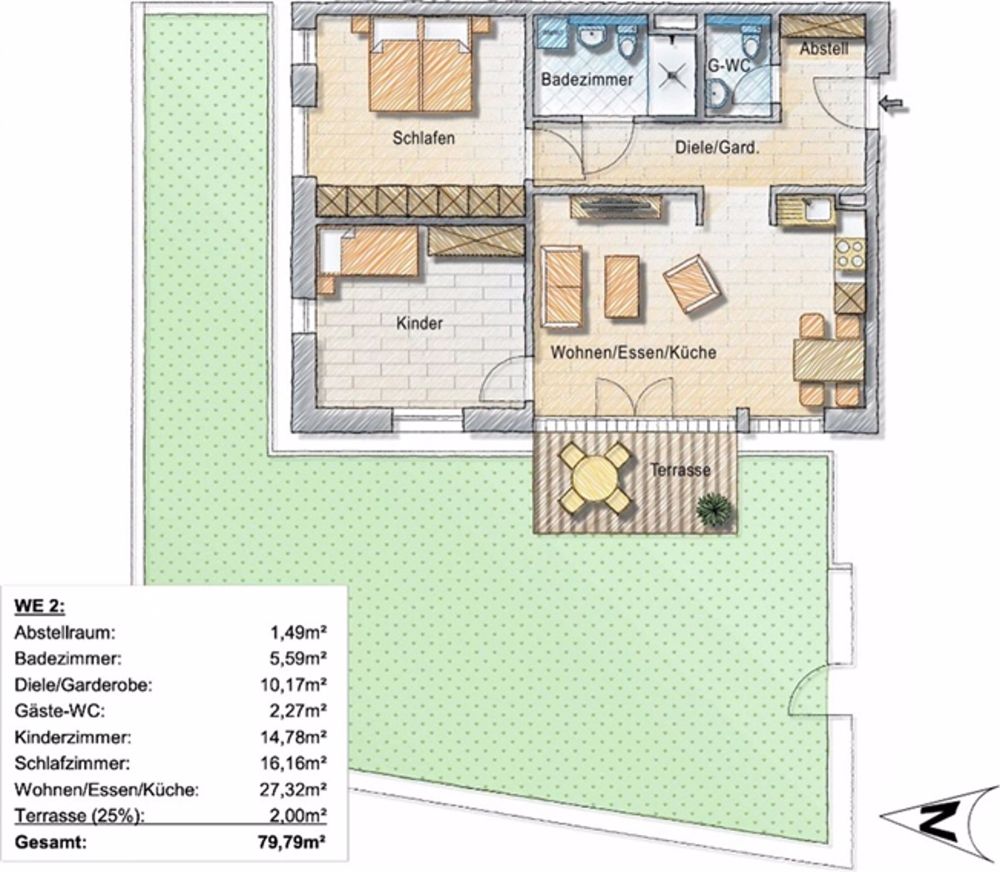 4.5 Room apartment - Bild 5