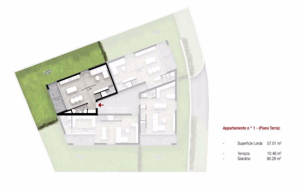 Wohnung Duplex in Cureglia, Neubau - Bild 5