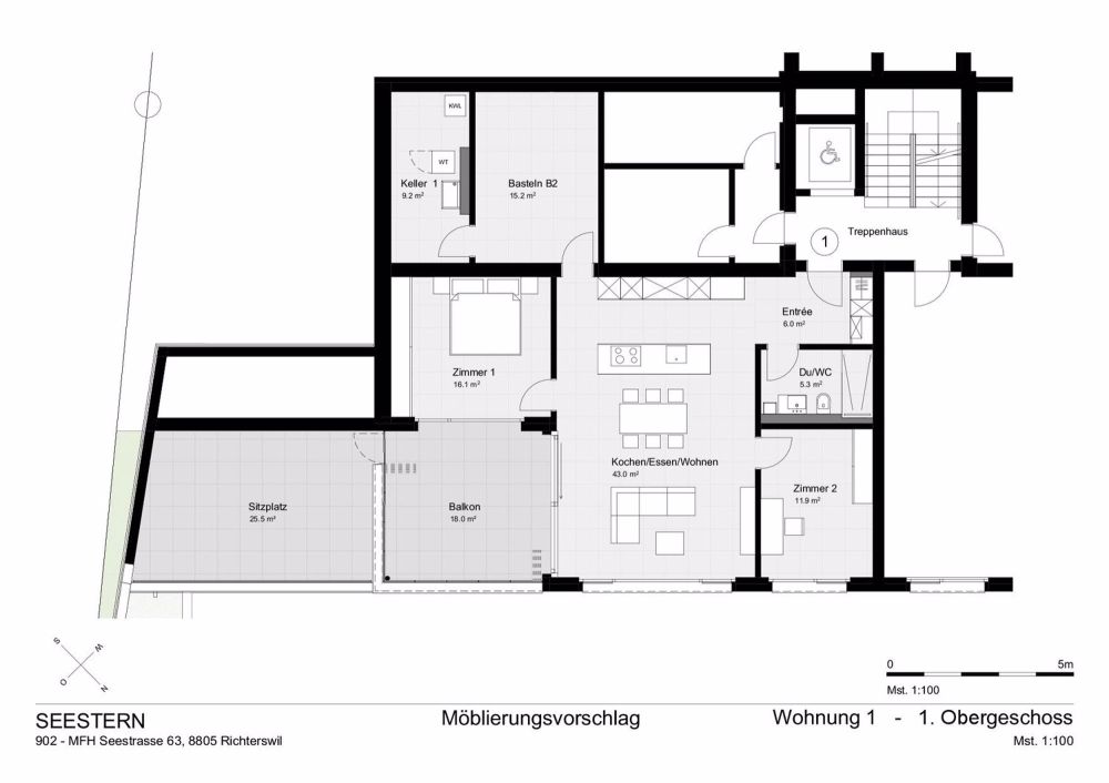 Neubau: exklusive 3.5-Zimmer-Wohnung mit Seesicht in Richterswil - Bild 11