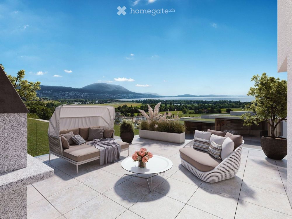 Grande villa mitoyenne neuve sur plans 5.5 pièces - Vues dégagées Lac et les Alpes 180° - Bild 12